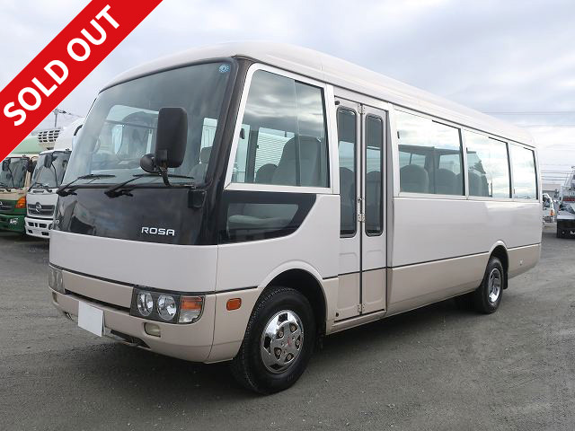 2002 Mitsubishi Fuso Rosa Microbus, 29-seater, 7-row seating, 140,000km on meter, vehicle inspection valid until July 2014