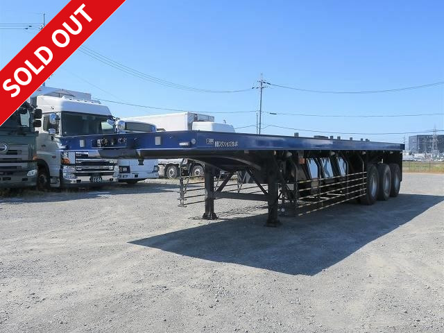 2007 Trex cutting board semi trailer, 3 axles, 25 ton load capacity, single pull OK! With rear view camera ★Inspection valid until September★