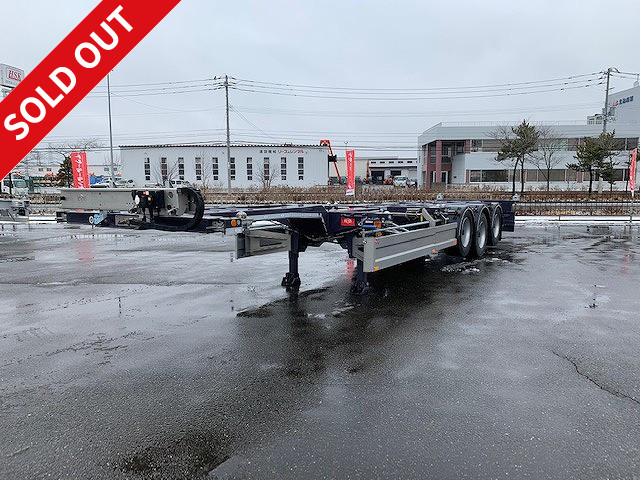 2019 Pacton Telescopic Marine Concrete Chassis 3-Axle Lift Axle [5th Wheel Load → When the bed is extended: 9630kg or more When the bed is shortened: 11500kg]