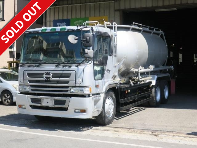 Price reduced! 2002 Hino Profia large powder transport vehicle (Silica 100) Kyokuto Kaihatsu Kogyo Jetpack tank capacity 12.98m3 2 differentials with back-up camera and ETC