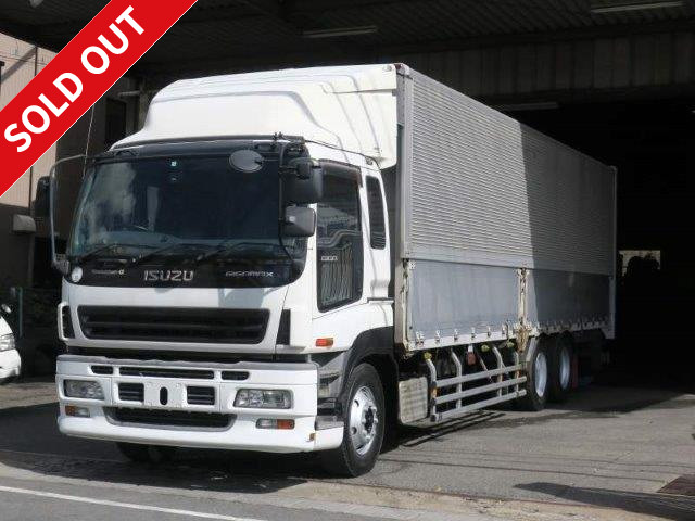 [Price reduced!] 2006 Isuzu Giga, large aluminum wing, high floor, two rear axles, rear air suspension