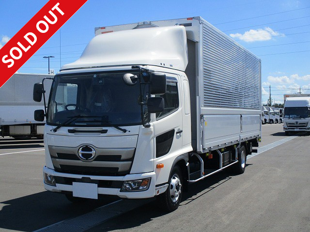 Reiwa 1 Model New Hino Ranger Medium-sized Aluminum Wing 6200 Standard with Combination Gate 