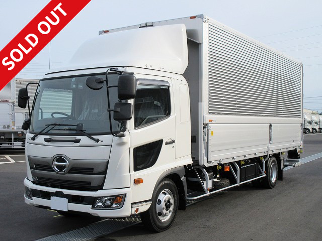 Reiwa 1 Model New Hino Ranger Medium Aluminum Wing 6200 Standard Retractable PG Rear Wheel Air Suspension 