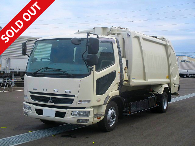 2008 Mitsubishi Fuso Fighter Medium-sized Compactor (Refuse Collector) Press Type Shinmaywa G-PX Capacity 10.2m3 with Rear View Camera and ETC