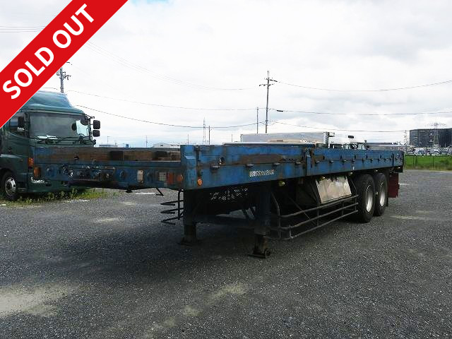 1993 model Trailmobile 2-axle cutting board semi-trailer Single pull OK Load capacity 22.1t