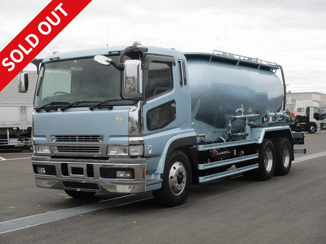 [Price reduced!] 2007 Mitsubishi Fuso Super Great Bulk Powder Transport Vehicle Far East Jet Pack Vehicle Bulk Cement Tank Capacity 12.2m3