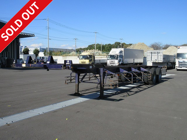 2014 model Trex 40ft marine container chassis 2-axle ABS Vehicle inspection valid until January 2020