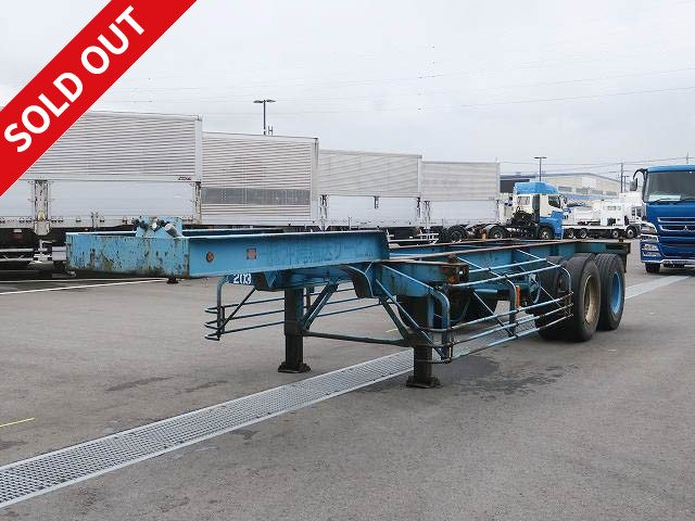 1991 Tokyu 2-axle marine container chassis 20 feet, load capacity 20t 