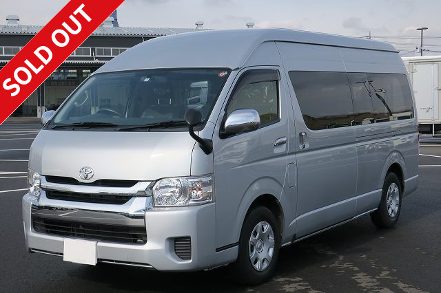 Now leased! 2017 Toyota Hiace Wagon Grand Cabin 10-seater gasoline vehicle with navigation and dealer inspection record book