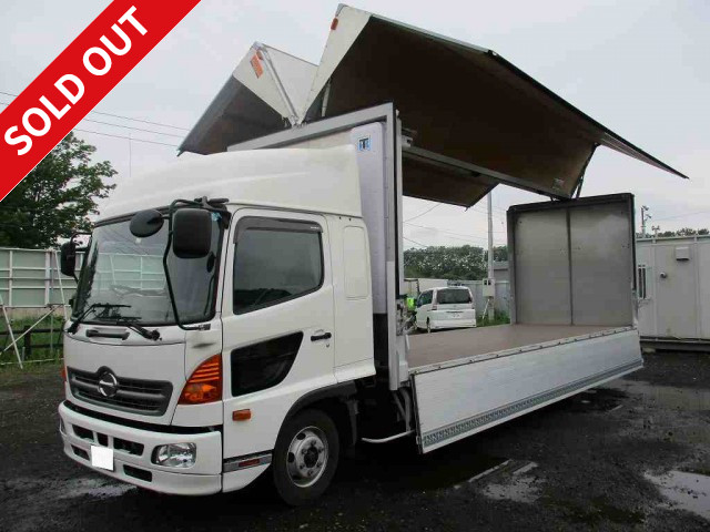 Now available for rental! 2016 Hino Ranger, medium-sized simple refrigeration wing 7200 wide, Thermo King, high roof, dealer inspection record book included