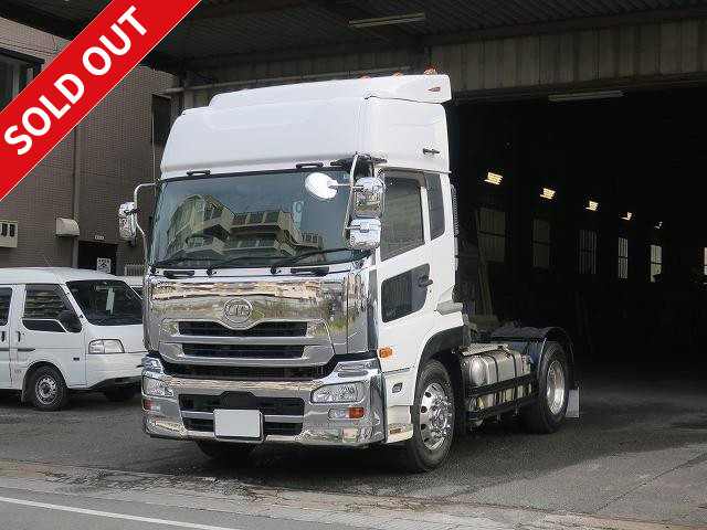 2015 UD Trucks Quon Tractor Head 5th Wheel Load 11.5t 450HP Rear Air Suspension High Roof *Actual mileage approx. 332,000km*