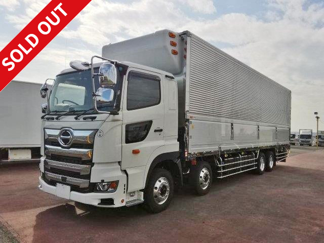 2019 Hino Profia Refrigerated Wing 4-axle low floor Thermo King -29 degree setting Rear air suspension Standby function Refrigerated sub-engine type