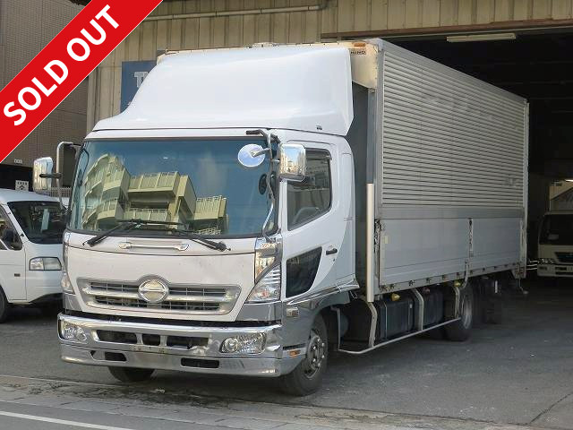 [Price reduced!] 2007 Hino Ranger, medium-sized aluminum wing, 6300 wide, with combination gate, rear air suspension 