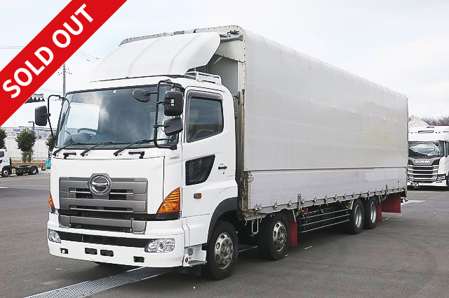 2008 Hino Profia 4-axle low-floor 10m top wing rear air suspension *Actual mileage on meter: approx. 602,000 km*