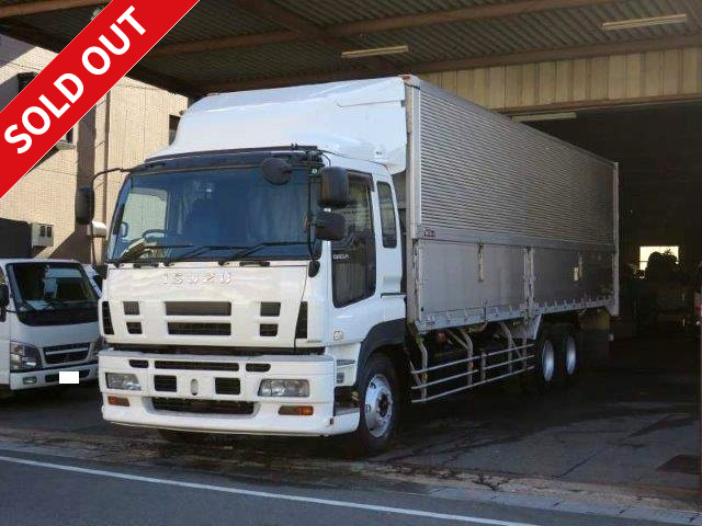 [Price reduced!] 2010 Isuzu Giga, large aluminum wing, high floor, two rear axles, rear air suspension [Inspection valid until June 2020]