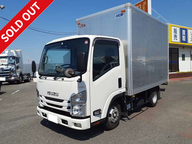 Reiwa 2 model Isuzu Elf 2t aluminum van standard short full low floor [Semi-medium size (5t limited) license compatible *Old regular license OK]