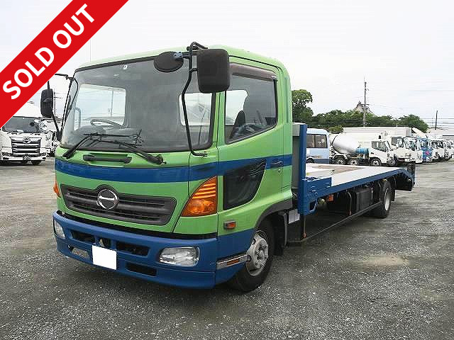 2008 Hino Ranger Medium-sized self-loader with hip lifter and walkway, cargo bed length 706 cm. *Approximately 386,000 km on odometer / Inspection valid until June 2022*