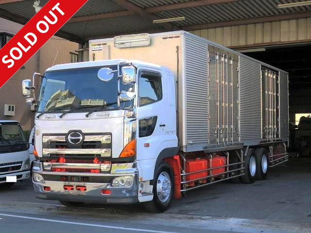 2008 Hino Profia large refrigerated van, high floor, two rear axles, rear air suspension, Thermo King refrigeration unit, standby function, retarder, double side doors