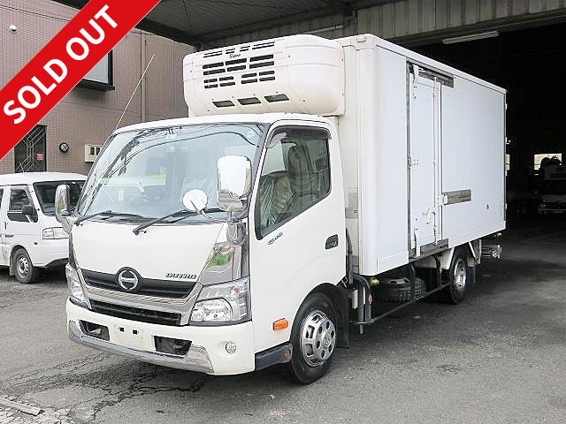 2016 Hino Dutro 3t refrigerated van, wide and long, storage PG, left side sliding door, Topre, -30 degree setting, cab chrome