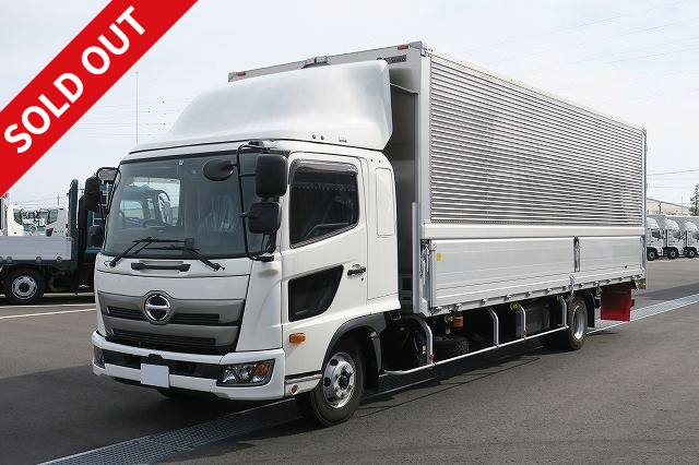 2018 Hino Ranger, medium-sized aluminum wing, 7200 wide, 240PS, rear air suspension