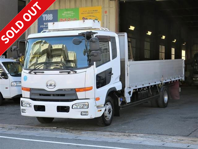 2011 UD Trucks Condor Medium-sized flat body aluminum block 3-way opening 6200 standard *Actual mileage on the meter: approx. 664,000 km! *