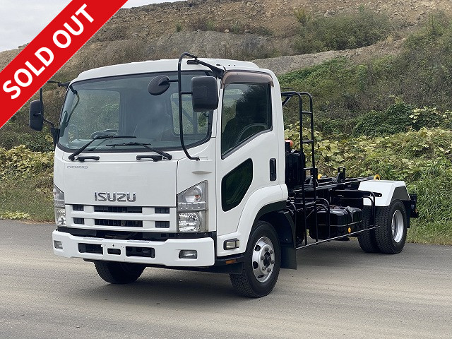 2010 Isuzu Forward Medium-sized arm roll Shinmaywa Twin hoist *Actual mileage approx. 220,000km/preliminary inspection included*