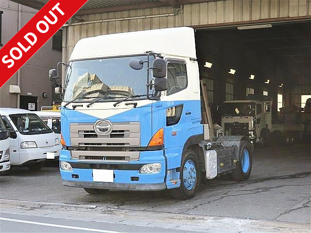 2005 Hino Profia Tractor Head, Sea Container, Comprehensive Relaxation, 5th Wheel Load 11.5t, High Roof, Rear Air Suspension, ★Inspection valid until January 2021★