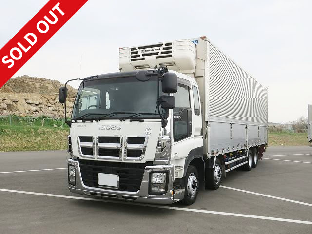 2014 Isuzu Giga Large refrigerated wing 4-axle low floor Thermo King -5 degree setting Rear air suspension with retarder ★MOT valid until October 2021★