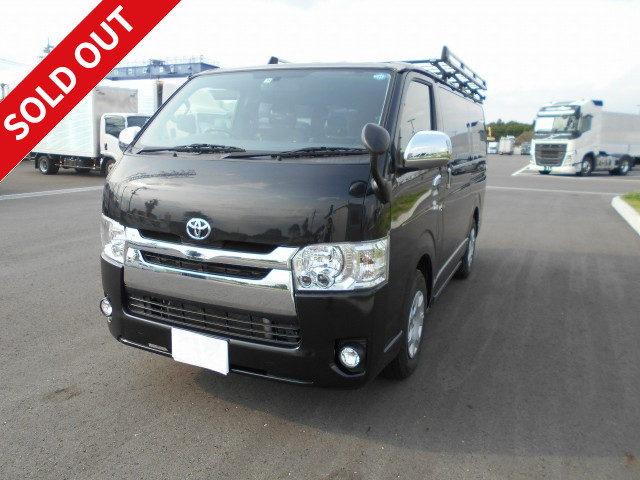 2016 Toyota Hiace Super GL 2-5 seater gasoline vehicle with car navigation system, rear view camera and ETC, dealer inspection record book included