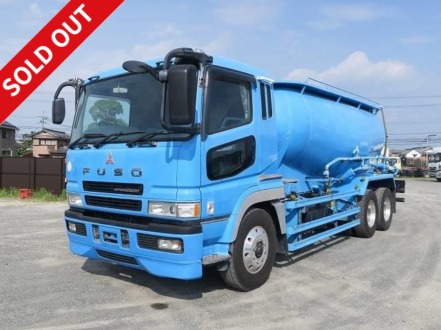 2004 Mitsubishi Fuso Super Great Bulk Powder Transport Vehicle Far East Jet Pack Bulk Cement Drum Capacity 12.3m3 Aluminum Wheels ★Actual mileage approx. 497,000km★