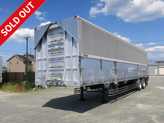 2007 model Nippon Furuhauf 2-axle wing trailer hinge stainless steel lift axle jolder 4-row