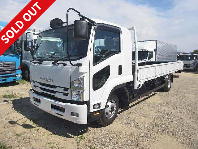 [Guarantee de immediately available] 2017 model Isuzu Forward, medium-sized wooden flat body, 6200 wide, 240 horsepower, with PTO