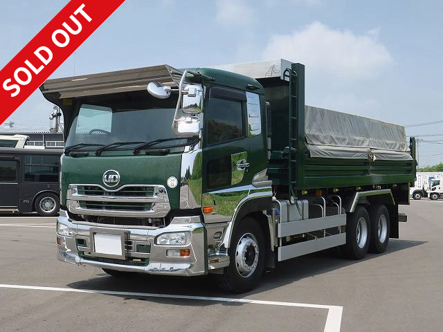 2014 UD Trucks Quon 22 ton long dump truck with electric cobo lane, 2 differentials, 465,000 km on the meter! Inspection valid until August 2021