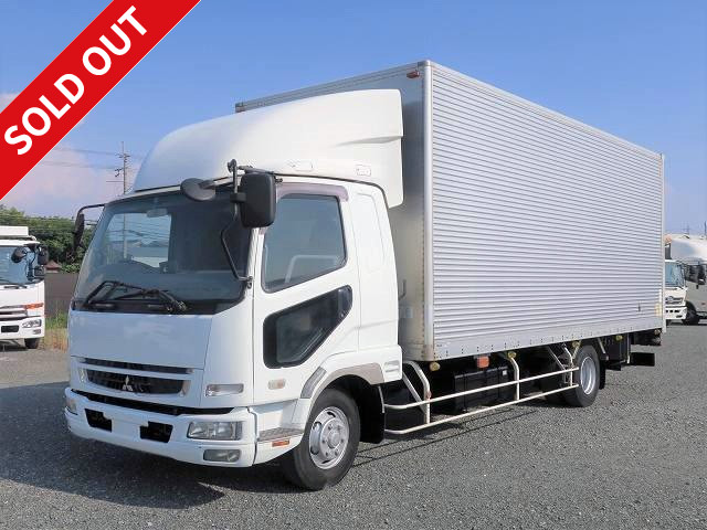 2006 Mitsubishi Fuso Fighter medium-sized aluminum van with flip-up parka, 6300 wide, rear air suspension, 4-stage lashing rails, deluxe cab, approx. 796,000 km on the meter! 