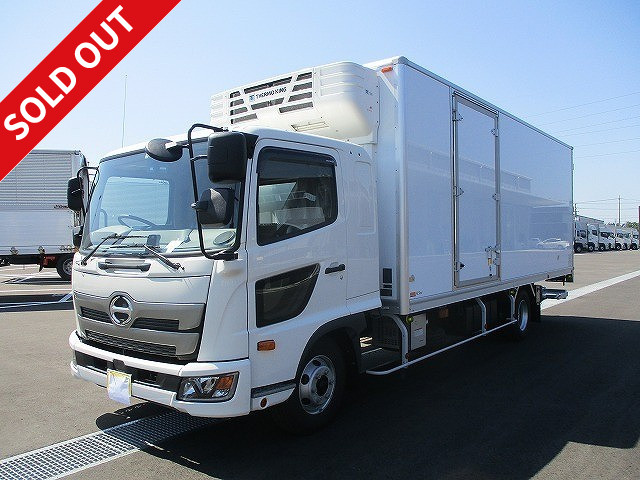 [Guarantee de Sugunori Eligible] 2019 Model Hino Ranger Medium-sized refrigerated van with storage PG, 6200 wide, rear wheel air suspension, low temperature setting of -25 degrees, 75mm insulation, standby Jolder