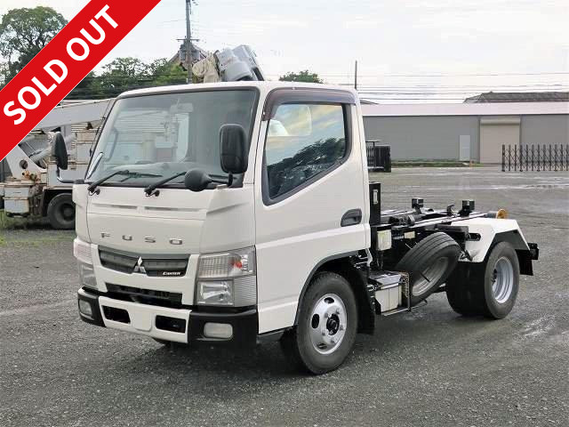 2015 Mitsubishi Fuso Canter 2t Hook Roller, manufactured by Kyokuto Kaihatsu Kogyo Co., Ltd. [Semi-medium-sized (5t only) license compatible *Old standard license OK]