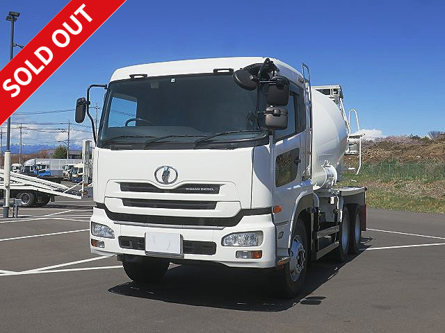 2007 UD Trucks Quon Large Concrete Mixer Truck Kayaba Drum Capacity 8.7m3 2 Differentials Actual mileage approx. 233,000km! ★Inspection valid until September 2011★