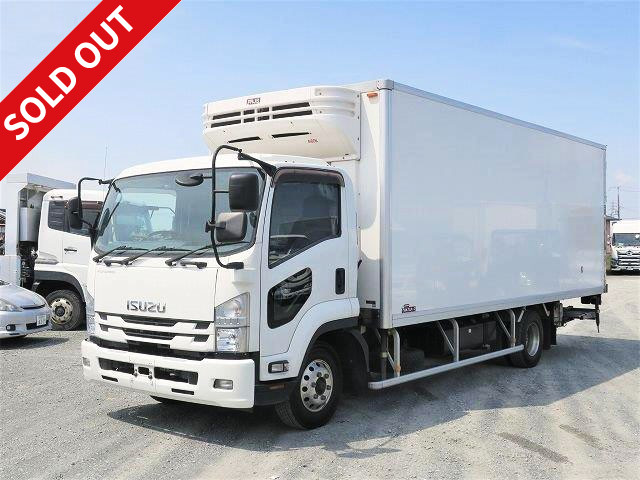 2016 Isuzu Forward medium-sized refrigerated van, 6200 wide, with storage parker, -30 degree setting made by Mitsubishi Heavy Industries, aluminum wheels, actual mileage approx. 395,000 km!