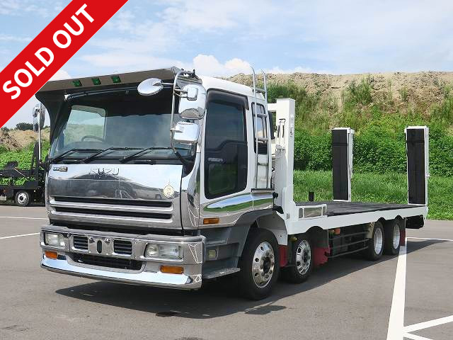 1998 Isuzu Giga Large Self Loader High Jack Specification with Winch 4-Axle Low Bed Retarder Aluminum Wheels Automatic Folding Step Board