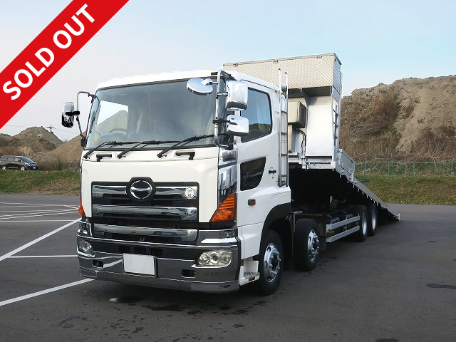 2004 Hino Profia Large Self-Loader Fujita Body 4-Axle Low-Floor with Winch Actual Mileage Approx. 763,000km ★Inspection valid until December 2011★