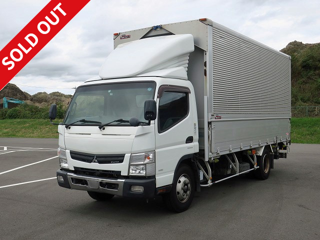 2013 Mitsubishi Fuso Canter 3t Aluminum Wing Wide Long with Combination Gate 2 Pedal [Semi-medium license required *Semi-medium license or above]