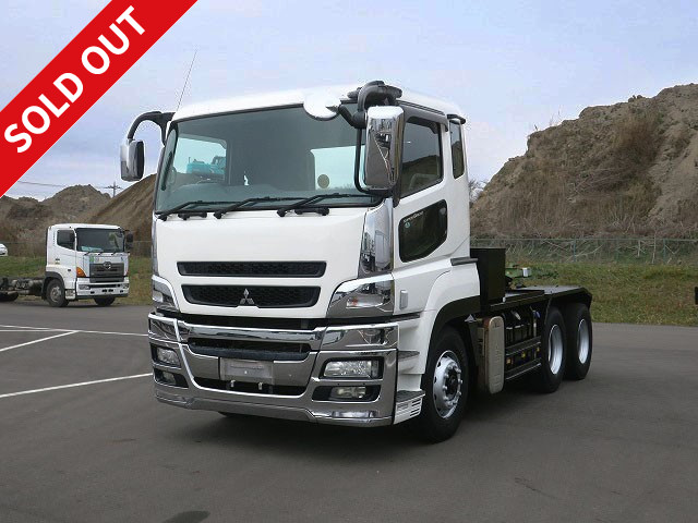 [Price reduced!] 2011 Mitsubishi Fuso Super Great Tractor Head, 5th wheel load 18t, all-inclusive reduction, 2 differentials, *Actual mileage 583,000km*