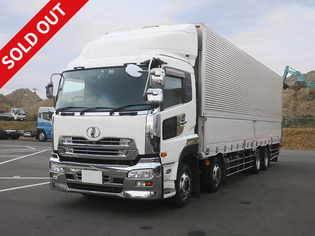 2007 UD Trucks Quon Large Aluminum Wing 4-Axle Low Floor Rear Air Suspension ★MOT valid until December 2021/Actual mileage approx. 646,000 km★