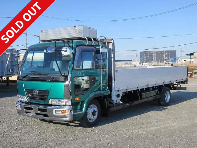 2011 UD Trucks Condor Medium-sized flatbed body Aluminum block 3-way opening 6200 standard *Approximately 430,000 km on the meter