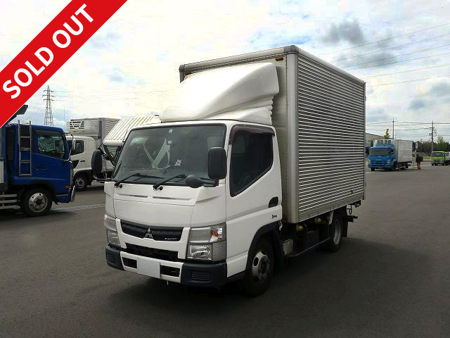 2012 Mitsubishi Fuso Canter 2t Aluminum Van Standard Short (10 shaku) Fully Low Floor 2-Tier Lashing Rail AT Specification [Semi-Medium-Duty (5t Limited) License *Old Standard License OK]