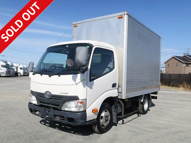 2012 Toyota Dyna 2t Aluminum Van, Standard 10-foot Short, Fully Low-Floor, AT Specification, 2-Tier Lashing Rail [Semi-Medium-Duty (5t Limited) License Compatible *Old Standard License OK]