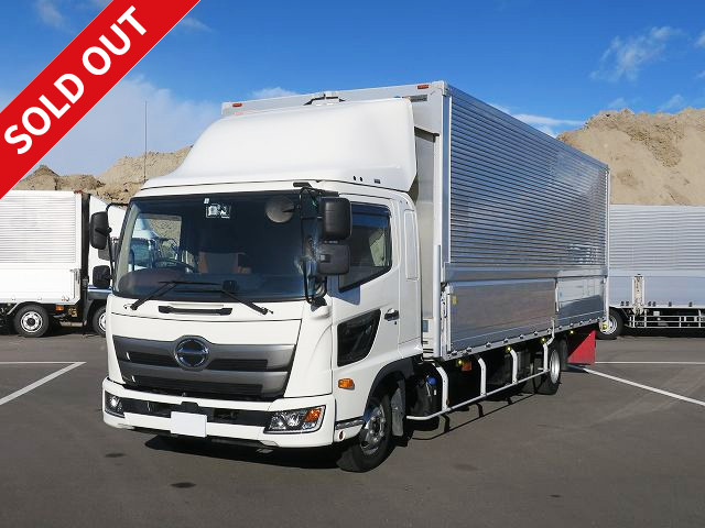 Lease up now! New Hino Ranger, 2019 model, medium-sized aluminum wing, 7200 wide, 240PS ★Dealer inspection record book/vehicle inspection valid until June 2021★