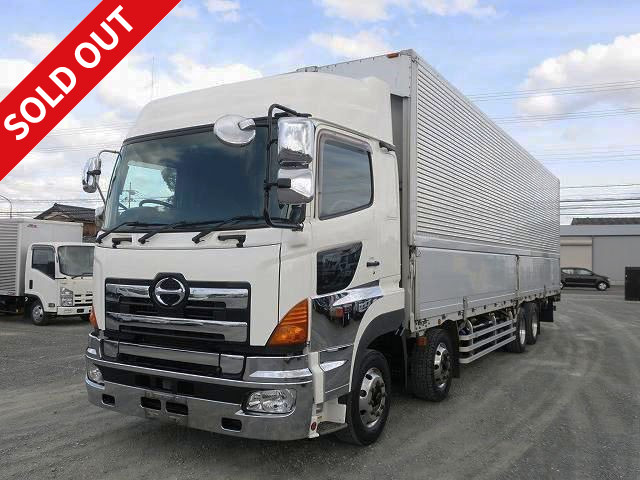 2010 Hino Profia Large aluminum wing 4-axle low floor High roof Aluminum wheels With retarder ★Vehicle inspection valid until April 2021★