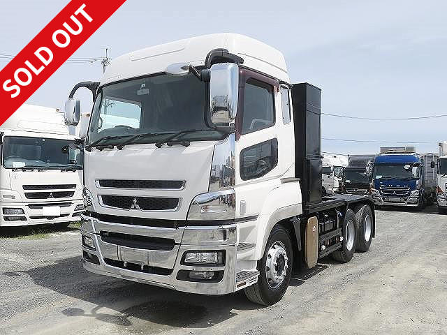 2012 Mitsubishi Fuso Super Great Tractor Head, 5th wheel load 20t, full load relief, 2 differentials, high roof, 520 horsepower, fluid retarder *Actual mileage on meter: approx. 586,000 km*