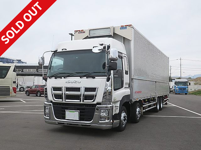 2014 Isuzu Giga Large Aluminum Wing 4-Axle Low Floor Rear Air Suspension High Roof Chrome ★MOT valid until June 2021★